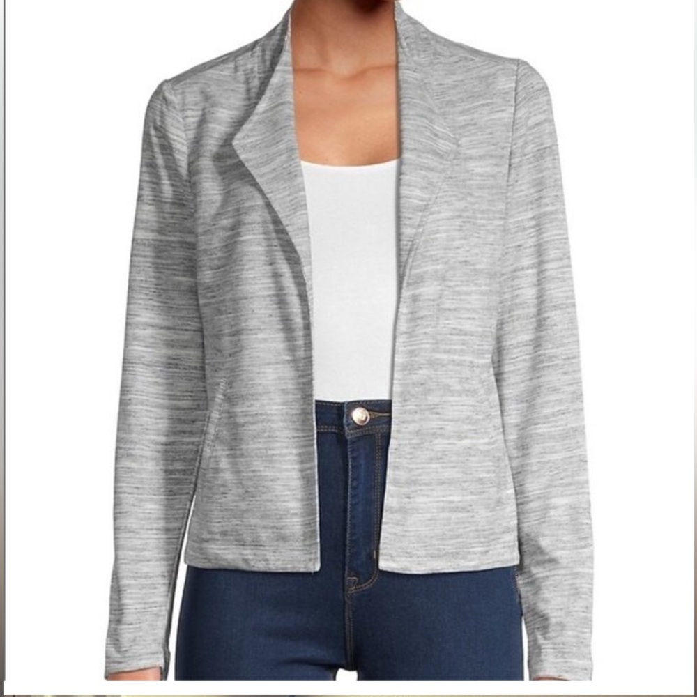 Tommy Hilfiger Heathered Open-Front Jacket - Picture 1 of 7